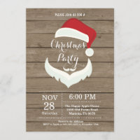 Invitación de fiesta de fiesta de navidades a Sant