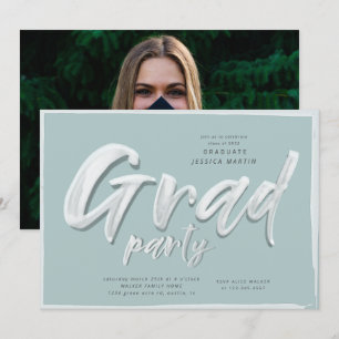 Invitación de fiesta de fotos para graduación de g