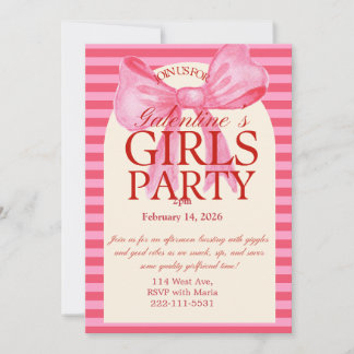 Invitación de fiesta de Galantines
