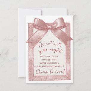 Invitación de fiesta de Galentine's Party personal