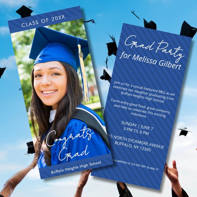 Invitación de fiesta de graduación de escuela secu (Subido por el creador)
