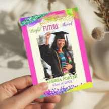 Invitación de fiesta de graduación de un futuro br