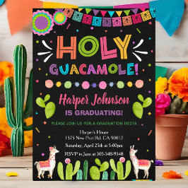 Invitación de fiesta de graduación Holy Guacamole