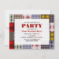 Invitación de fiesta de guarnición de perrito