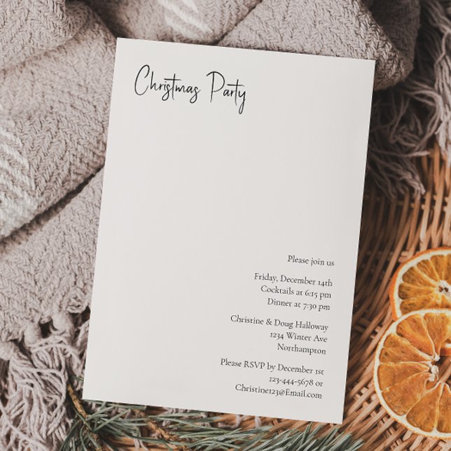 Invitación de fiesta de guiones para Navidades mod (Subido por el creador)