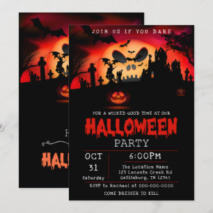 Invitación de fiesta de Halloween