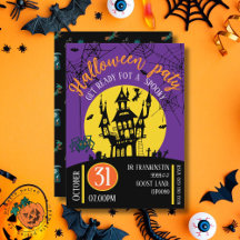 Invitación de fiesta de Halloween