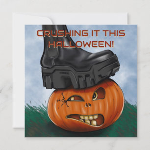 Invitación de fiesta de Halloween alternativa con