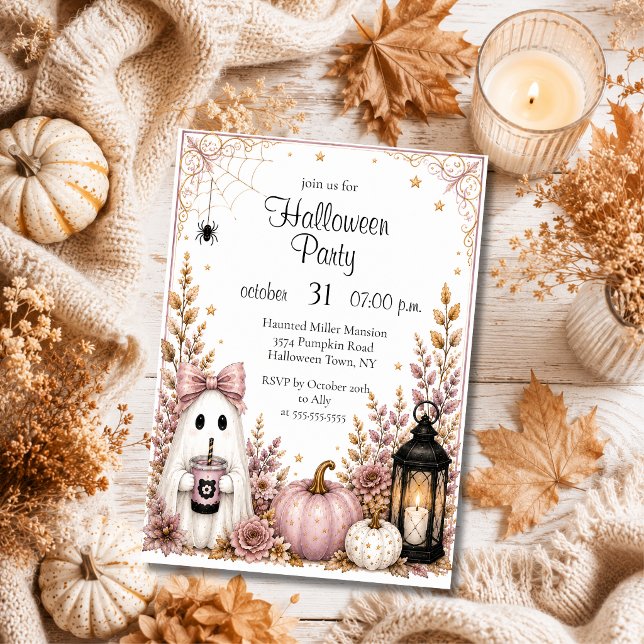 Invitación de fiesta de Halloween editable (Subido por el creador)