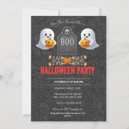 Invitación de fiesta de Halloween en la oficina de