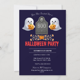Invitación de fiesta de Halloween en la oficina de