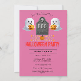 Invitación de fiesta de Halloween en la oficina de