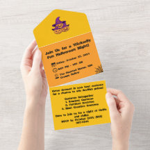 Invitación de fiesta de Halloween en Spooktacular
