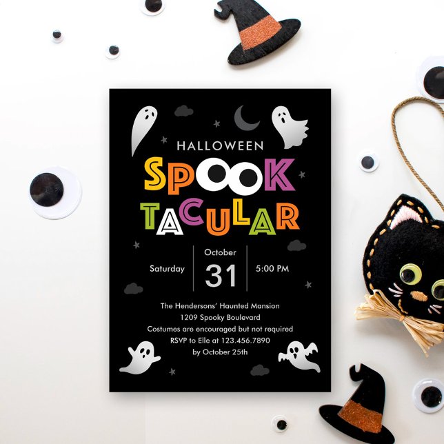Invitación de fiesta de Halloween en Spooktacular (Subido por el creador)