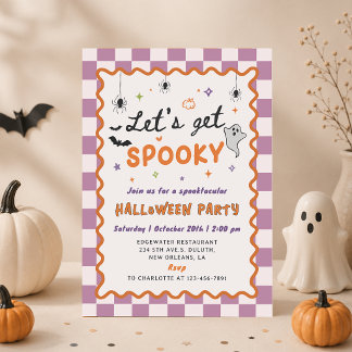 Invitación de fiesta de Halloween espeluznante