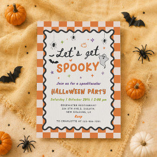 Invitación de fiesta de Halloween espeluznante