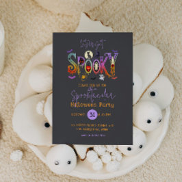 Invitación de fiesta de Halloween Espeluznante