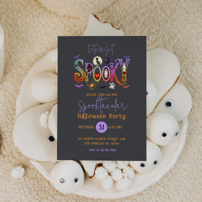 Invitación de fiesta de Halloween Espeluznante (Subido por el creador)