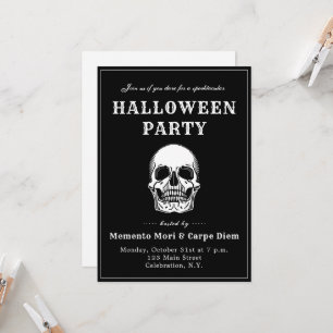 Invitación de fiesta de Halloween espeluznante de 