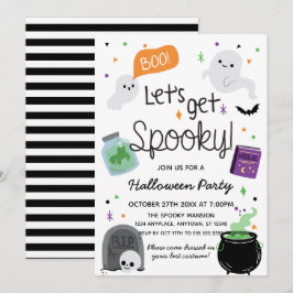 Invitación de Fiesta de Halloween Linda Invitación