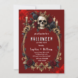Invitación de fiesta de Halloween para adultos Cal