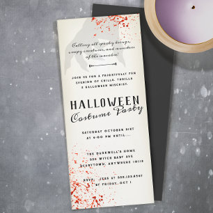 Invitación de fiesta de Halloween para adultos con