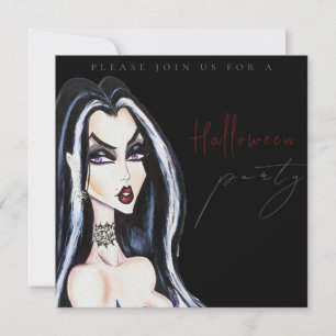 Invitación de fiesta de Halloween para adultos en 