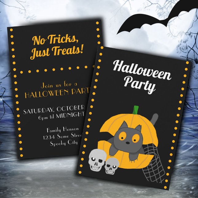 Invitación de fiesta de Halloween para niños Calab (Subido por el creador)