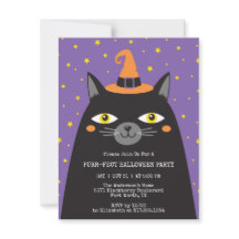Invitación de fiesta de Halloween para niños de ga