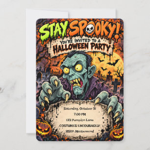 🎃🧟‍♂️ Invitación de fiesta de Halloween para seg