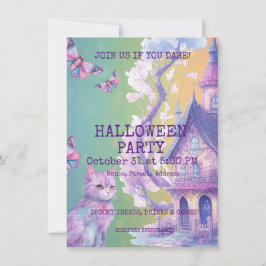 Invitación de fiesta de Halloween personalizable
