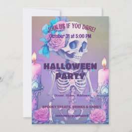 Invitación de fiesta de Halloween personalizable