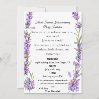 Invitación de fiesta de inauguración de casa de ve