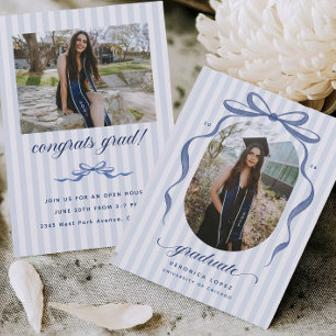 Invitación de fiesta de inauguración de graduación