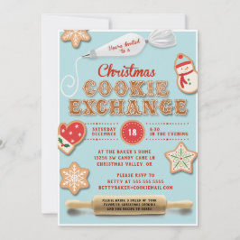 Invitación de fiesta de intercambio de cookies a n