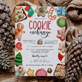 Invitación de fiesta de intercambio de cookies a n