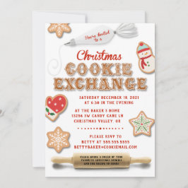 Invitación de fiesta de intercambio de cookies a n