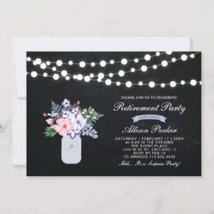 Invitación de fiesta de jubilación sorpresa en piz