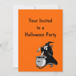Invitación de fiesta de la poción de brujas de Hal