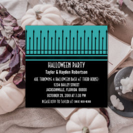 Invitación de Fiesta de la Puerta de Halloween, tu