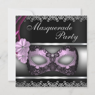 Invitación de Fiesta de mascarada