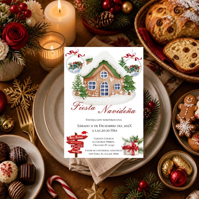 Invitación de fiesta de Navidad (Subido por el creador)