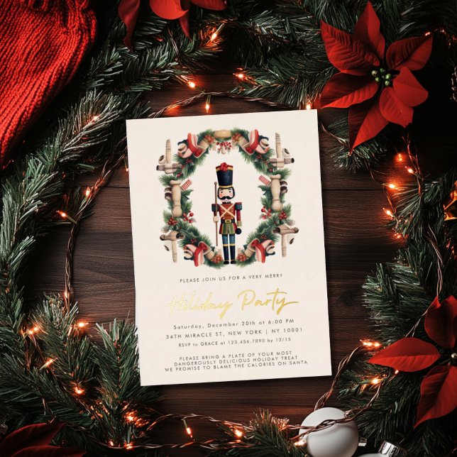 Invitación de fiesta de Navidad Corona de Cascanue (Subido por el creador)