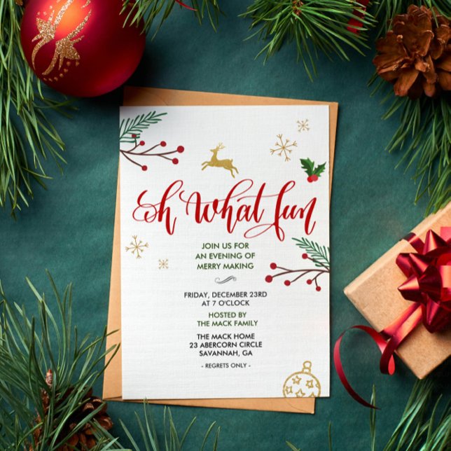 Invitación de fiesta de Navidad de vacaciones de i (Subido por el creador)