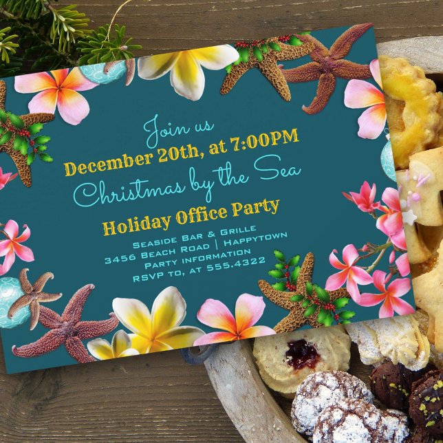 Invitación de fiesta de Navidad en la oficina con  (Subido por el creador)