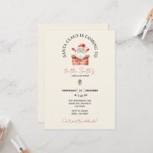 Invitación de fiesta de Navidad festiva