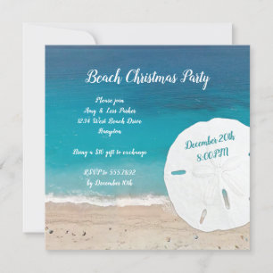 Invitación de fiesta de Navidad y Año Nuevo en la 