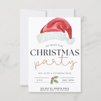 Invitación de Fiesta de navidades
