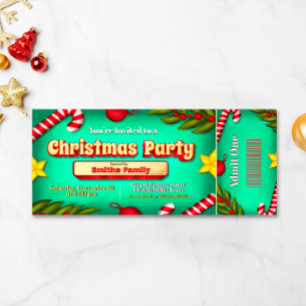 Invitación de Fiesta de navidades