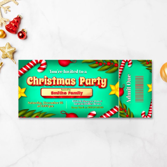 Invitación de Fiesta de navidades (Subido por el creador)